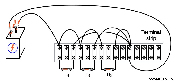 Guía práctica de divisores de corriente: construye, mide y simula con una batería de 6 V