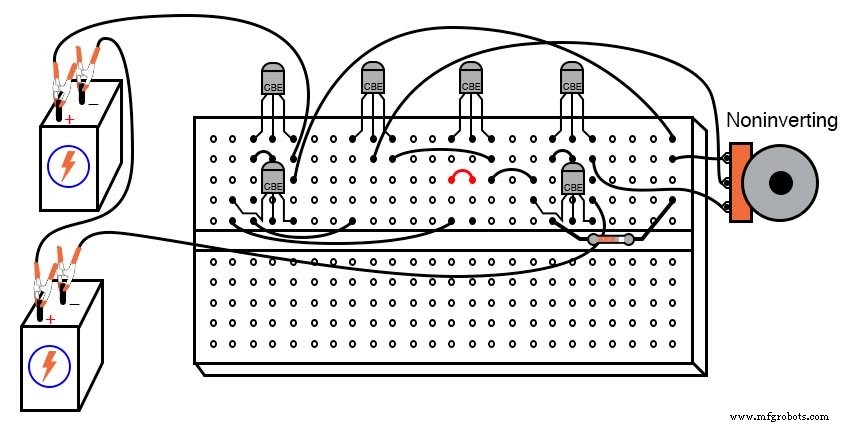 Construye un Amplificador Diferencial de Alta Ganancia que Funciona como Op-Amp