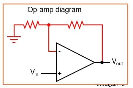 Construye un Amplificador Diferencial de Alta Ganancia que Funciona como Op-Amp