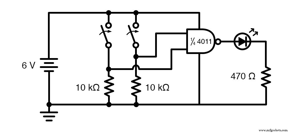 Diseño y Verificación de un Circuito Básico Puerta NAND con IC 4011