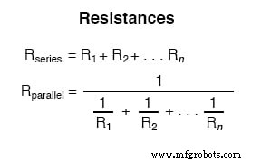 Cálculos de Componentes en Serie y Paralelo – Resistencias, Inductancias, Capacitancias