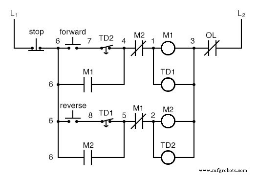Circuitos avanzados de control de motor: retención, parada y técnicas de retardo