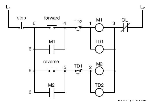 Circuitos avanzados de control de motor: retención, parada y técnicas de retardo