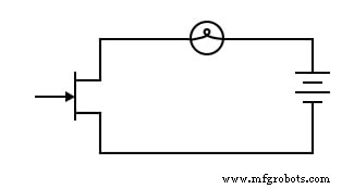 Uso de un Transistor de Efecto Campo de Unión (JFET) como Interruptor Encendido/Apagado de Baja Potencia