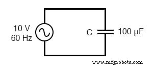 Circuitos de CA con Capacitores: Reactancia Capacitiva, Desfase y Comportamiento de Potencia