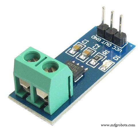 Sensor de Corriente ACS712: Funcionamiento y Aplicaciones Principales