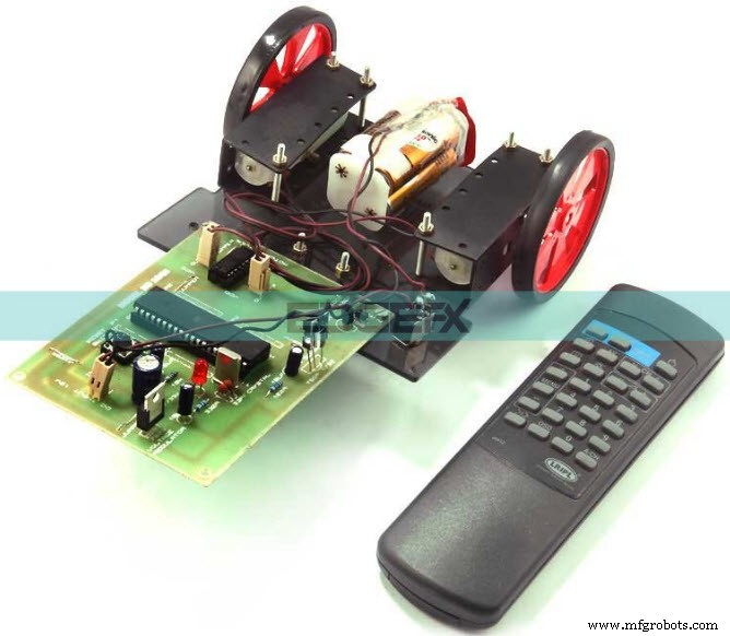Construye un Vehículo Robótico Inalámbrico Controlado por Sensor IR