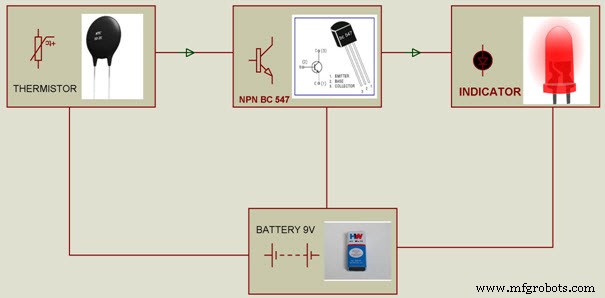 Construye un Circuito de Alarma de Incendio Confiable con Termistor - Proyecto Paso a Paso en Protoboard sin Soldadura