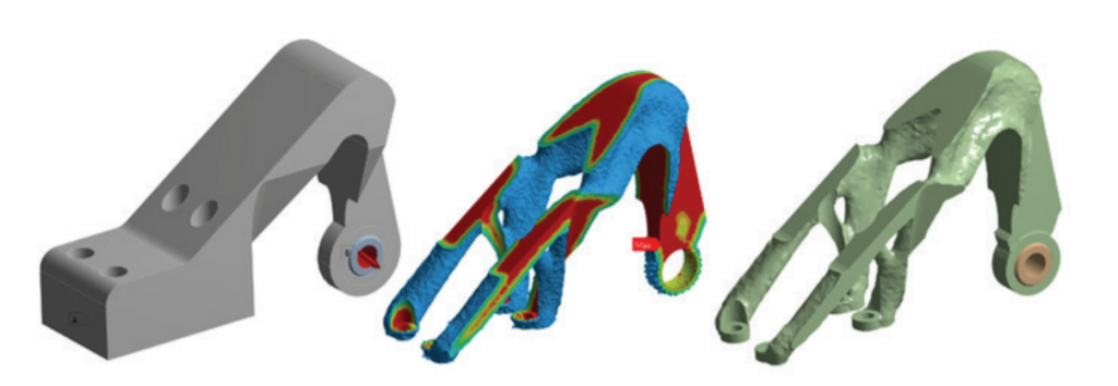 Optimización topológica + impresión 3D: revolucionando el diseño y la producción