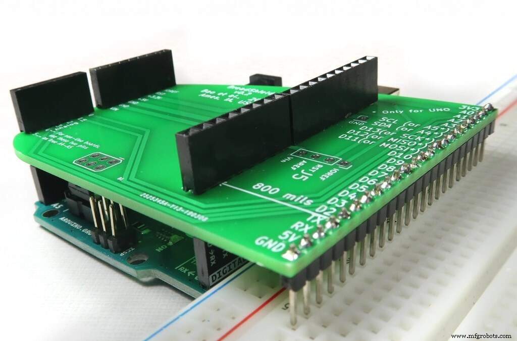 Elimine cables puente: Cómo BreadShield conecta Arduino directamente a protoboards