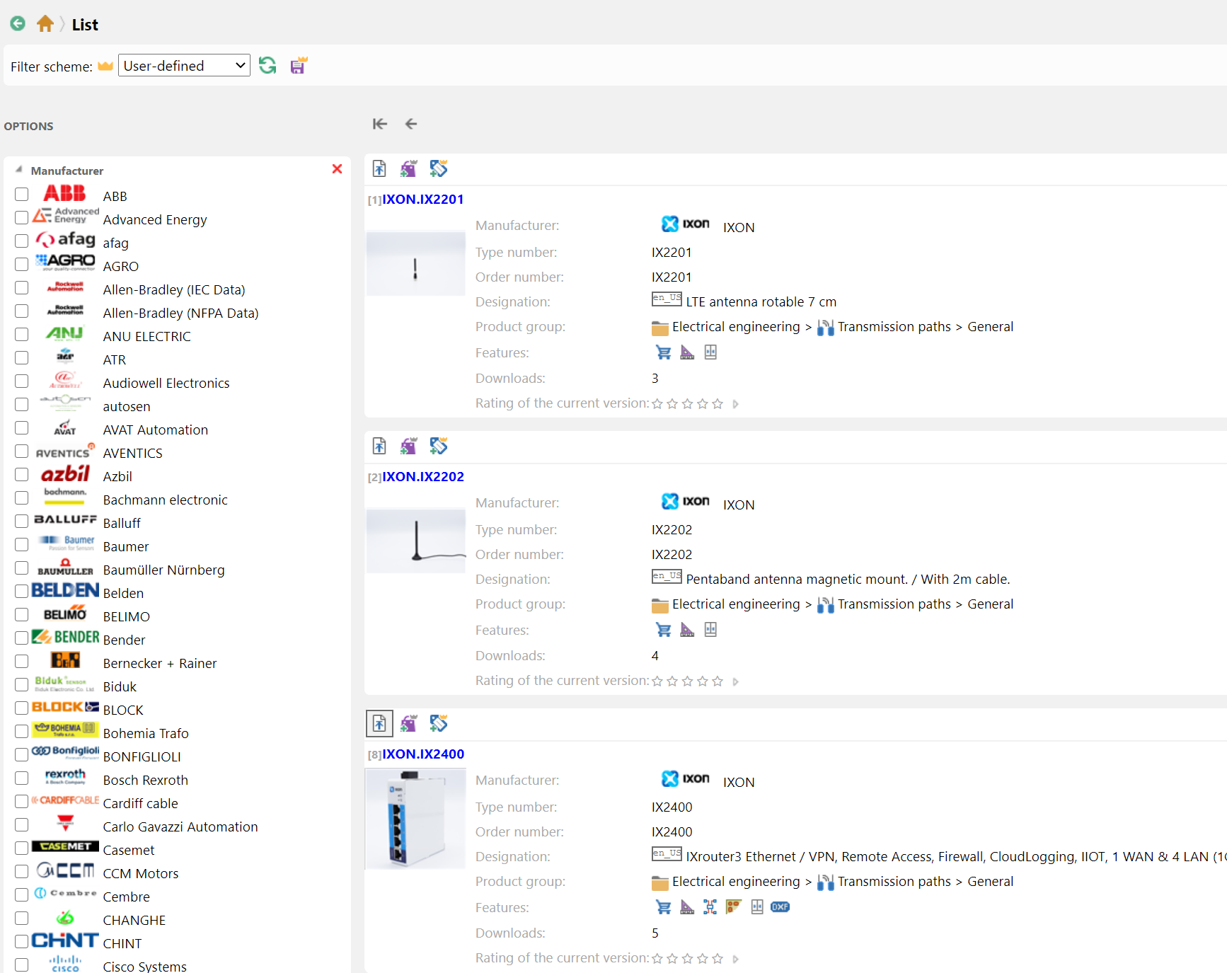 El IXrouter de IXON ya disponible en EPLAN Data Portal