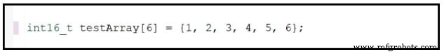 Firmware embebido: mejores prácticas para inicializar arrays en C con datos de archivos externos y formas de onda