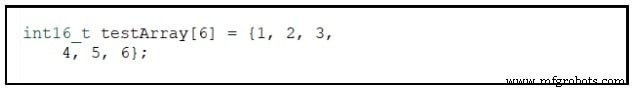 Firmware embebido: mejores prácticas para inicializar arrays en C con datos de archivos externos y formas de onda