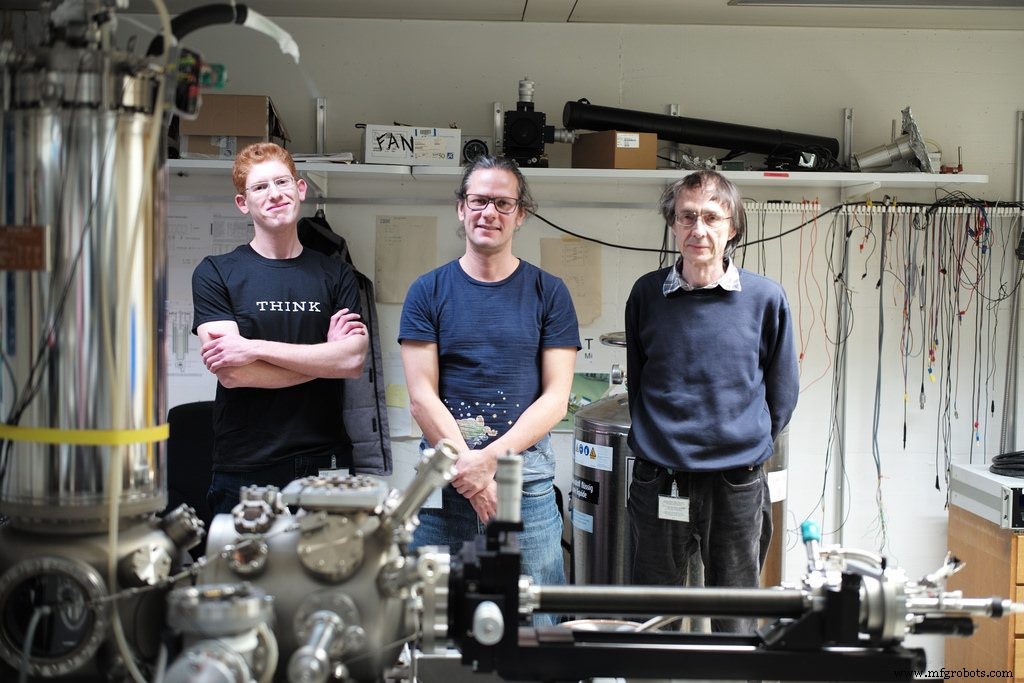 Investigadores de IBM miden niveles de energía de moléculas individuales sobre capas aislantes mediante microscopía de fuerza atómica