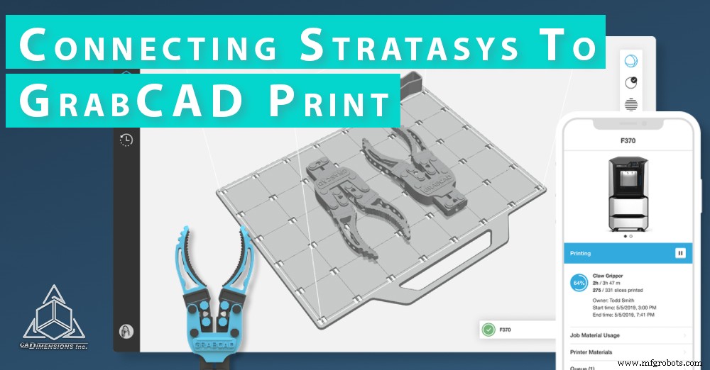 Conectar GrabCAD Print a su impresora 3D Stratasys – Guía paso a paso