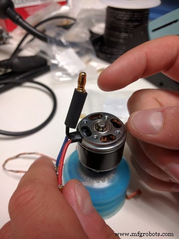 Actualizando el 3DR Iris+ con piezas de fibra de carbono impresas en 3D – Parte 2: Modificaciones eléctricas