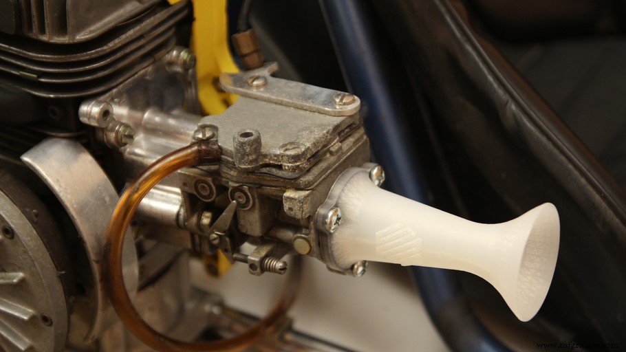 Reimaginando el kart: piezas de fibra de carbono impresas en 3D para un rendimiento inigualable