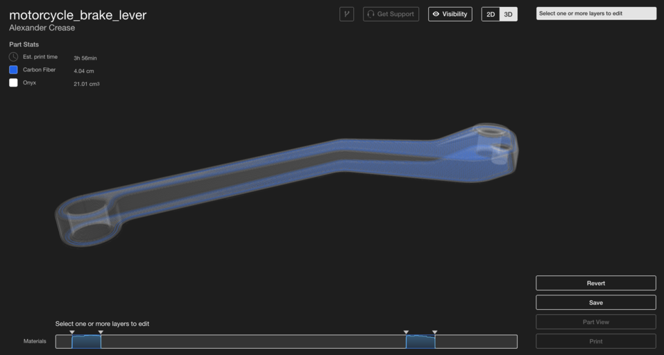 Optimizando la resistencia de piezas impresas en 3D con enrutado eficiente de fibra – Parte 1