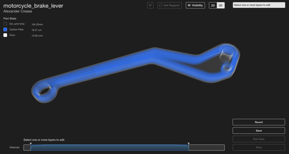 Optimizando la resistencia de piezas impresas en 3D con enrutado eficiente de fibra – Parte 1