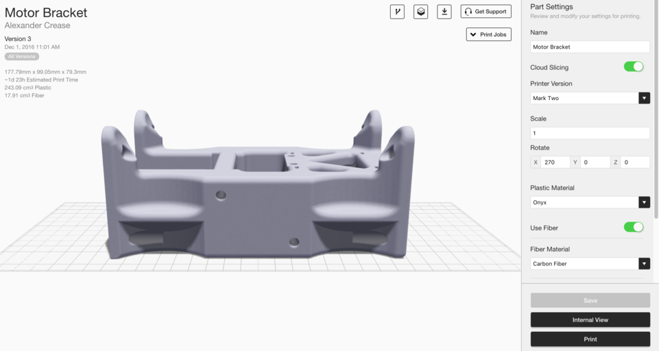 Optimizando la resistencia de piezas impresas en 3D con enrutado eficiente de fibra – Parte 1