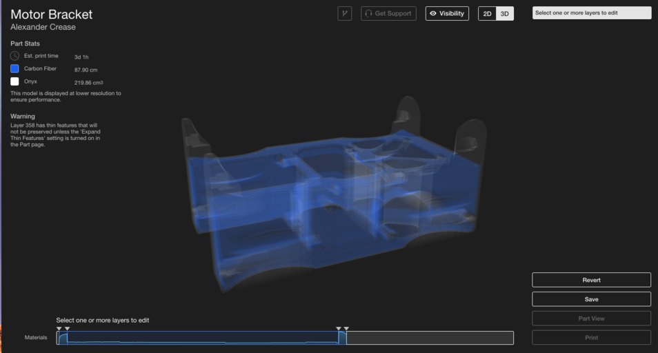 Optimizando la resistencia de piezas impresas en 3D con enrutado eficiente de fibra – Parte 1