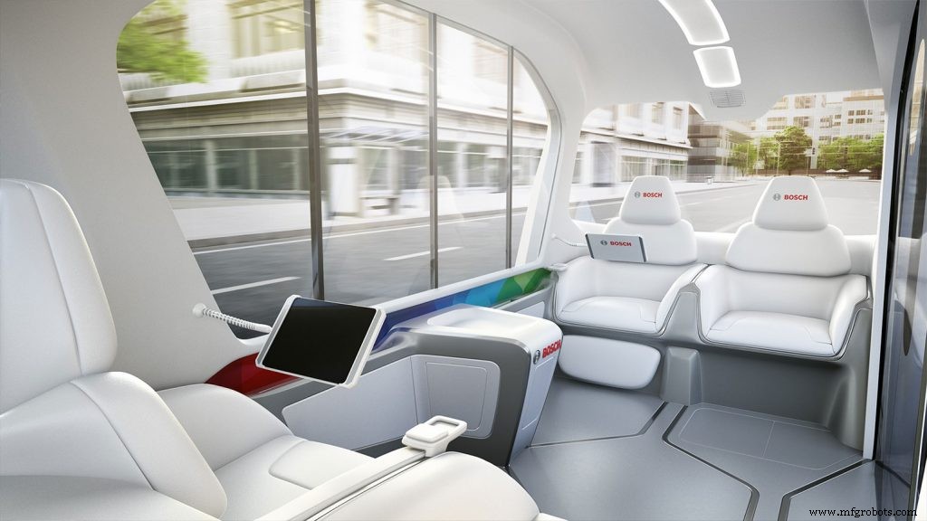 Bosch revela prototipo de shuttle autónomo impulsado por IA en CES