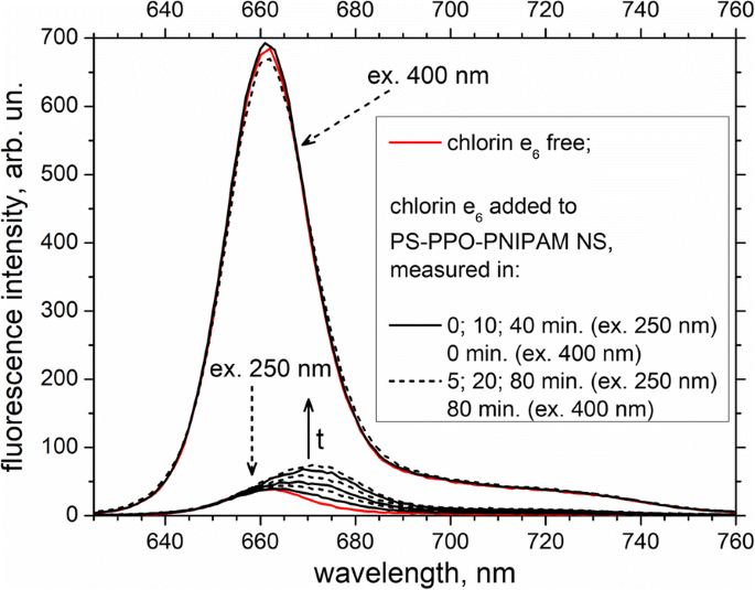 Captación eficiente de clorina e6 y transferencia de energía mejorada en nanopartículas híbridas PS-PPO-PNIPAM