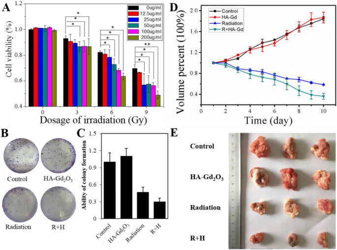Nanopartículas de Gd₂O₃ funcionalizadas con ácido hialurónico: Mejora de la radioterapia guiada por RM para tumores