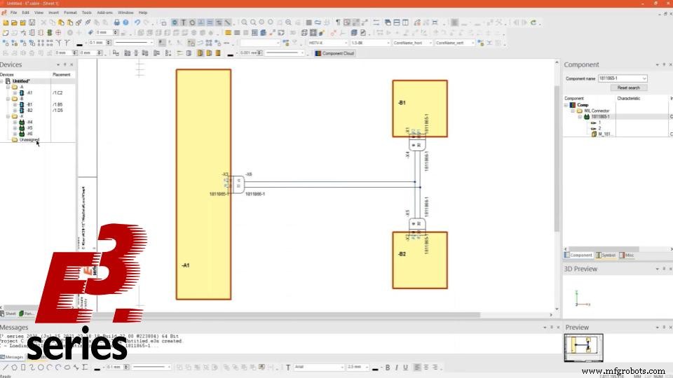 Domine el diseño de diagramas de bloques en E3.series: Impulse la eficiencia de proyectos eléctricos