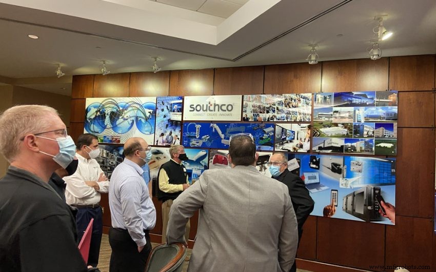 Líderes industriales visitan planta de Southco en Concordville para explorar mejores prácticas de mejora continua