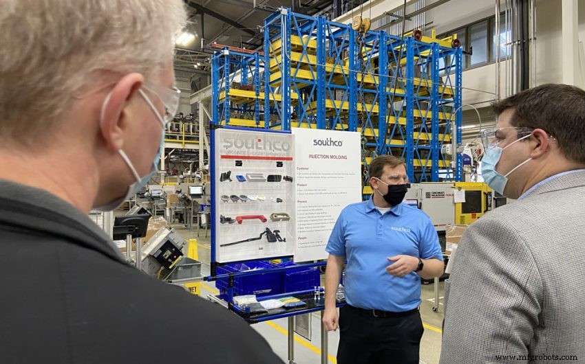 Líderes industriales visitan planta de Southco en Concordville para explorar mejores prácticas de mejora continua