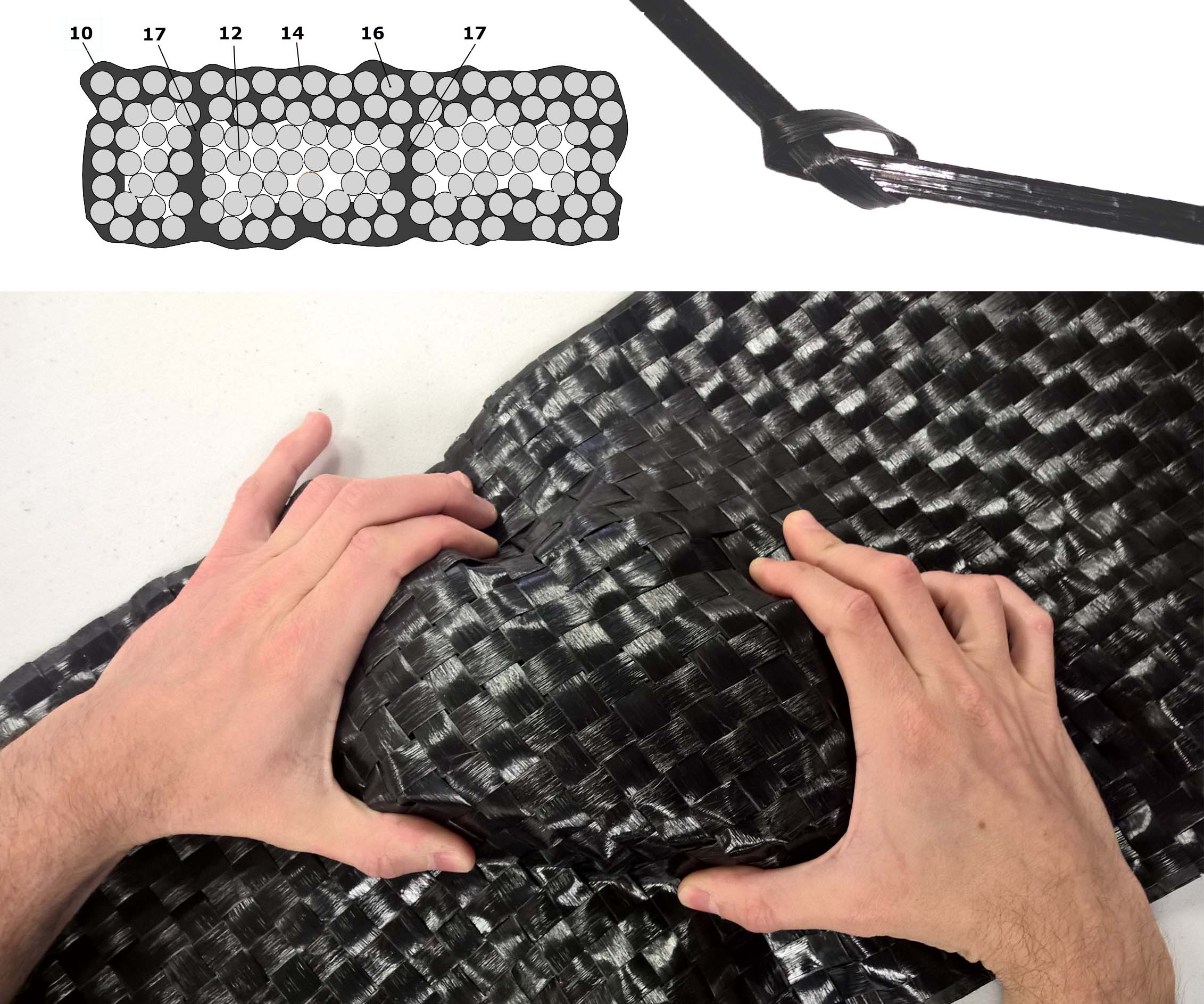 Robert Davies obtiene tercera patente para preimpregnado termoplástico flexible innovador