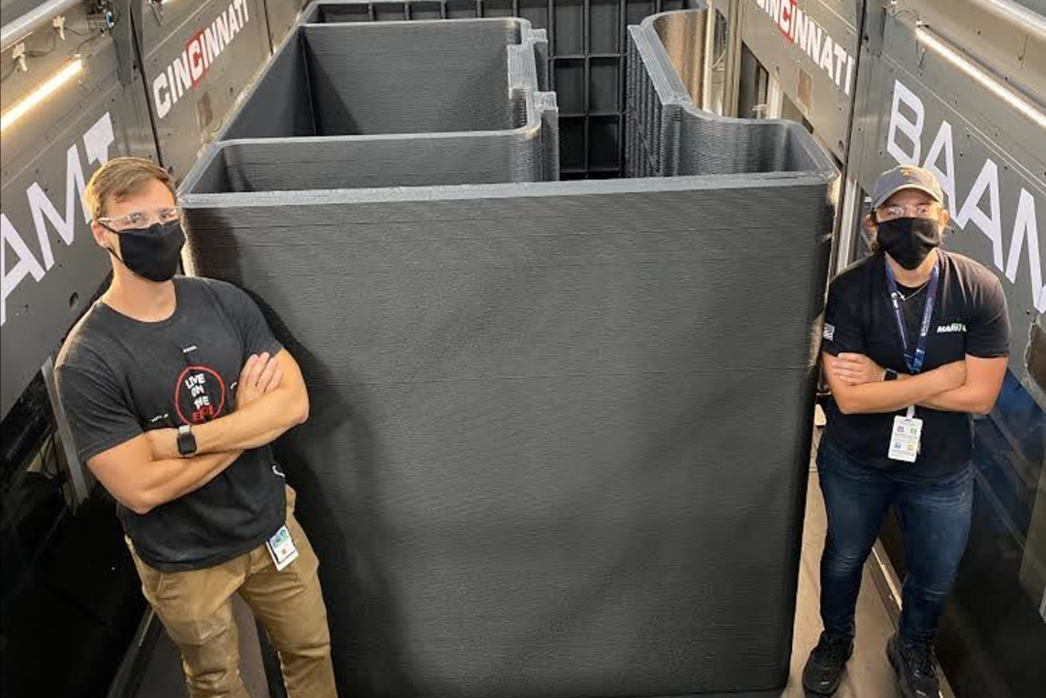 ORNL presenta base de máquina impresa en 3D con compuestos avanzados