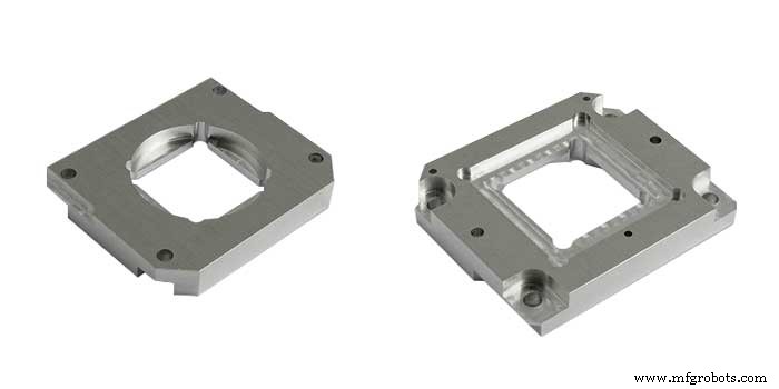 Mecanizado eficiente de piezas pequeñas de aluminio: Producción de alta calidad con control preciso de RPM