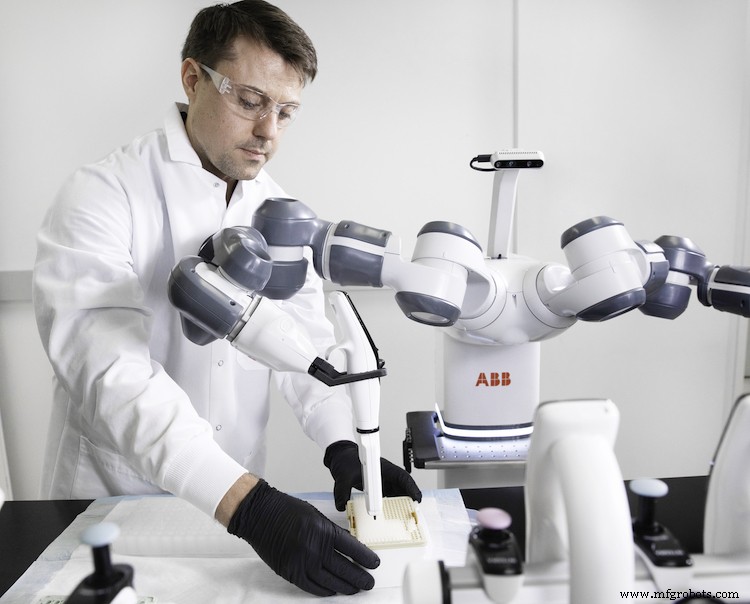 ABB presenta robot móvil YuMi avanzado para revolucionar operaciones de laboratorio
