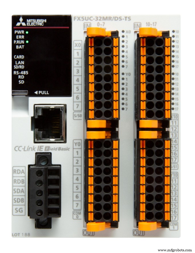 Mitsubishi presenta el micro PLC premium FX5UC ultracompacto: el más pequeño y potente de la serie FX