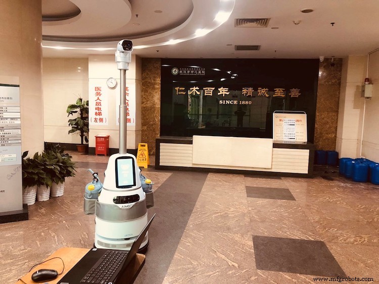 Robots de IA de UBTech se despliegan en Wuhan para ayudar en esfuerzos de control del coronavirus