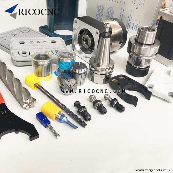 Repuestos esenciales para operación fiable de router CNC