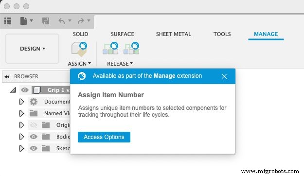 Domina la Gestión de Cambios en Fusion 360 con la Nueva Extensión Manage