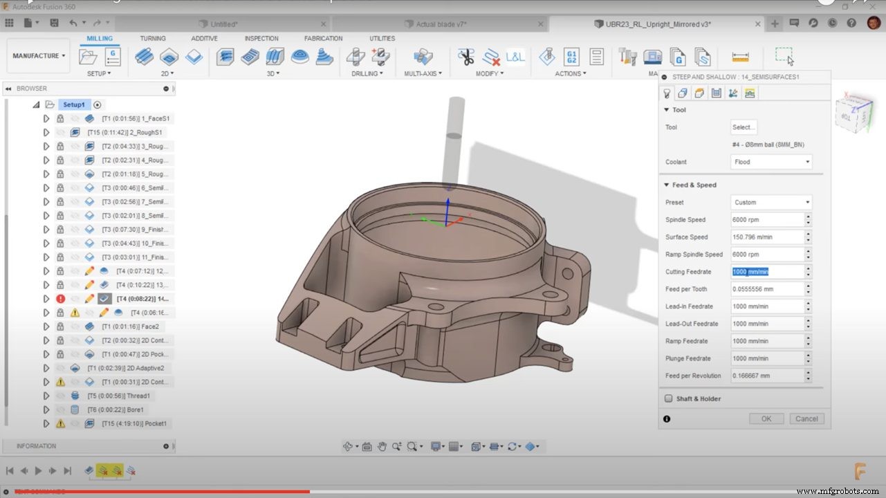 Fundamentos de Mecanizado: Dominando Velocidades y Avances en Fusion 360