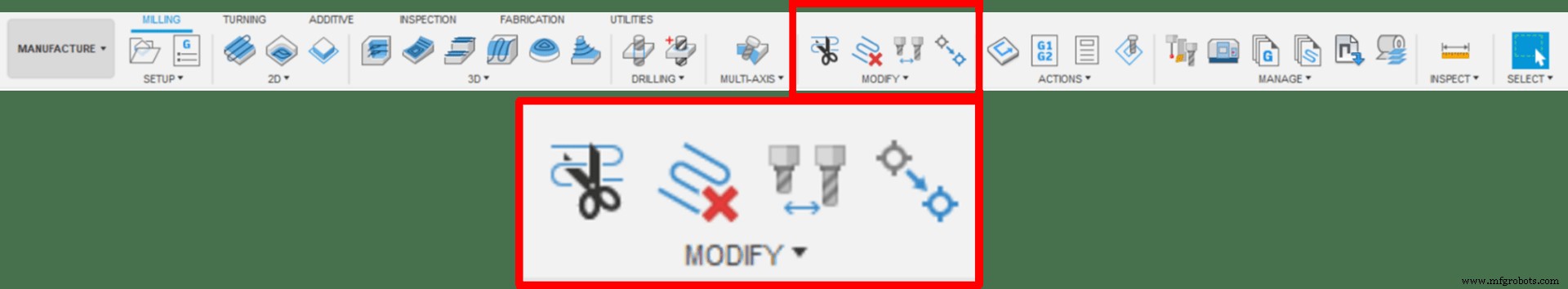 Domina las modificaciones de trayectoria de herramienta en la Extensión de Mecanizado de Fusion 360