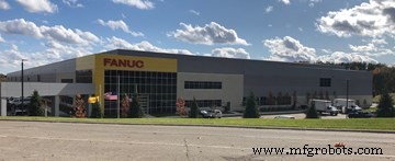 Explora el nuevo campus de robótica de 461.000 pies² de FANUC America en Auburn Hills