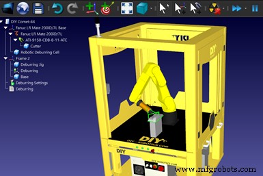 RoboDK, DIY-Robotics y ATI Industrial Automation lanzan celda de desbarbado plug-and-play