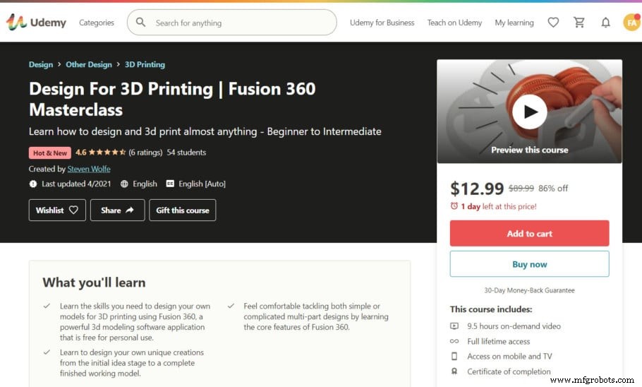 Mejores Cursos Online de Impresión 3D y Diseño: Gratis y de Pago