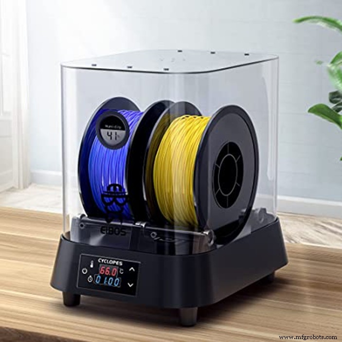 Las mejores secadoras de filamento y guía DIY Drybox para impresión 3D fiable
