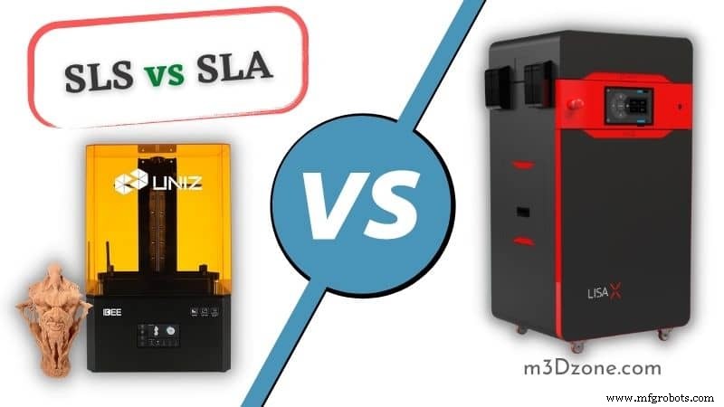 SLS vs SLA en Impresión 3D: Diferencias Clave y Cómo Elegir