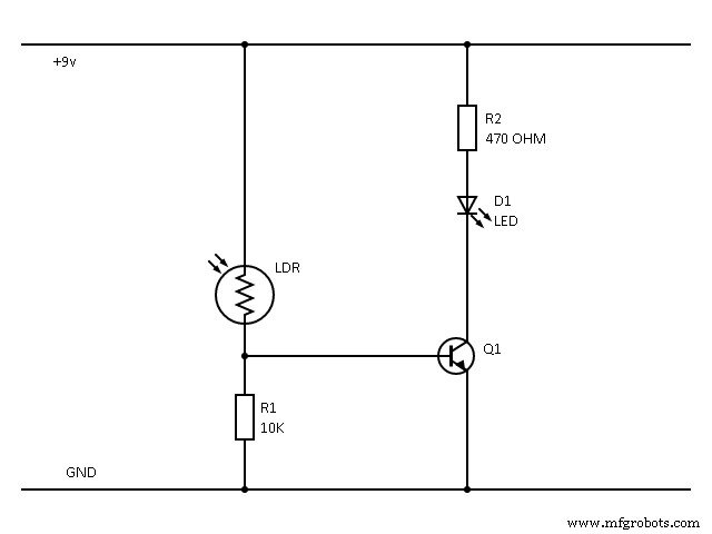 Circuitos Detectores de Luz: Guía Práctica con LDR, Op-Amp y Transistor