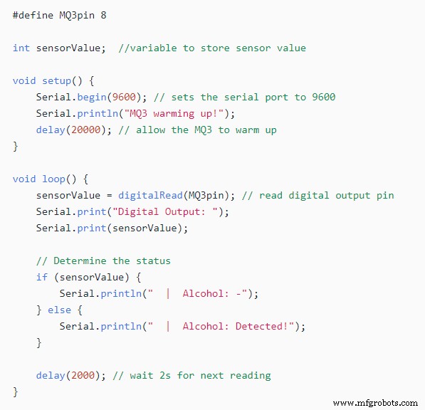 Guía Completa: Pinout del Sensor de Alcohol MQ-3 e Integración con Arduino