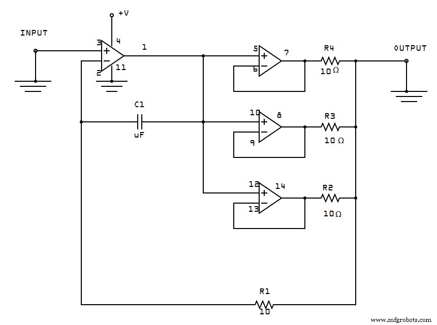 Circuitos LM324 Simplificados: Proyectos, Especificaciones y Guía de Pinout