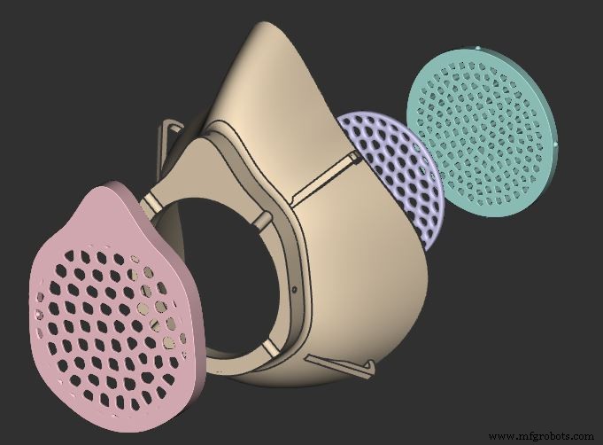 Ingeniería de la mascarilla facial Fast Radius: diseño, prototipado e innovación